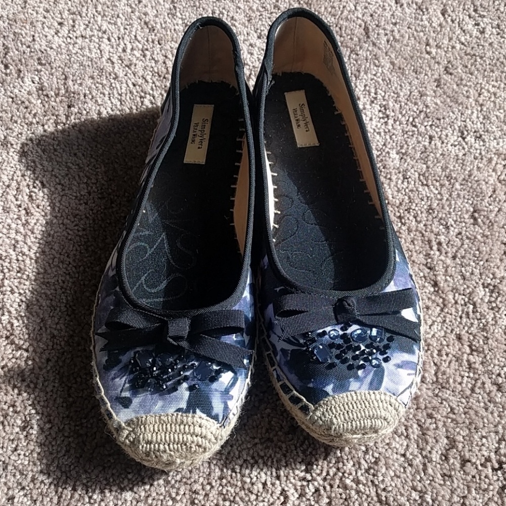 Vera Wang canvas shoes